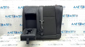 Left rear seat back for Buick Encore 13-16, black and gray combination leather with gray cloth, with armrest and belt, for cleaning