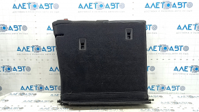 Left rear seat back for Buick Encore 13-16, black and gray combination leather with gray cloth, with armrest and belt, for cleaning