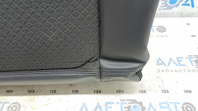 Left rear seat back for Buick Encore 13-16, black and gray combination leather with gray cloth, with armrest and belt, for cleaning