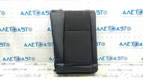 Right rear seat back for Buick Encore 17-22, black leather + cloth, wrinkled