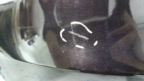 Left rear bumper, bare, Volvo XC40 19-25, black, scratches