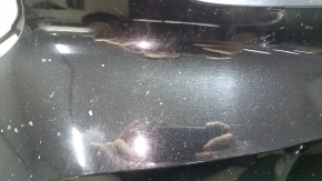 Front bumper, bare, Volvo XC40 19-22, without headlight washers, parking sensors, and park assist, black, scratches, sand