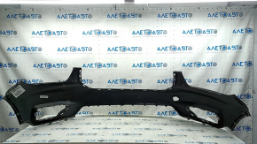 Front bumper, bare, Volvo XC40 19-22, without headlight washers, parking sensors, and park assist, black, scratches, sand