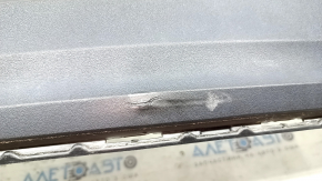 The bare rear bumper of a Volvo XC40 19-22 without parking sensors and park assist, structure, broken