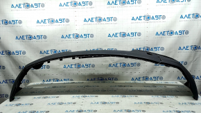 The bare rear bumper of a Volvo XC40 19-22 without parking sensors and park assist, structure, broken