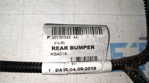 Volvo XC40 19-22 rear bumper wiring without parking sensors