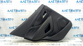 Door trim card rear left Buick Encore 17-22 black, insert leather black, armrest leather black, with graphite overlay, with handle, without overlay and window lifter control, without seal,