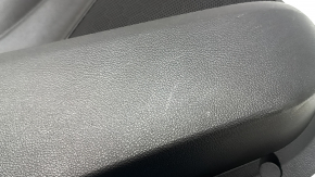 Door trim card rear left Buick Encore 17-22 black, insert leather black, armrest leather black, with graphite overlay, with handle, without overlay and window lifter control, without seal,