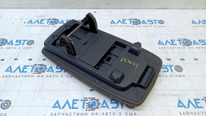 Mazda CX-30 2021 center console armrest, dark brown leather