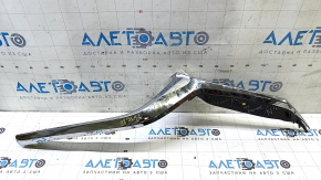 Left radiator grille molding for Mazda CX-30 20-23, chrome, sand