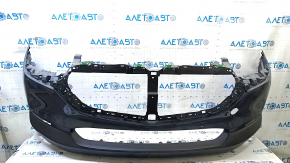 Front bumper, bare, Mazda CX-30 20-23, without parking sensors, white, scratches, cracks, dents