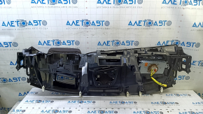 Mazda CX-30 20-24 front dashboard with AIRBAG, dark brown, under projection, rusty squib