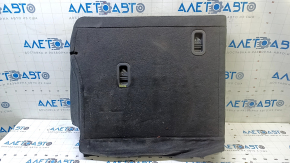 Rear seat backrest, 2nd row, left, Mazda CX-30 20-23, black leather, dark brown stitching, perforation, with belt and armrest
