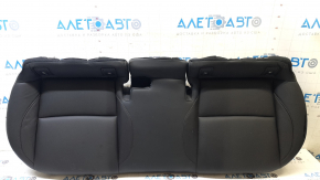 Mazda CX-30 20-23 rear seat cushion, black leather, dark brown stitching, perforation
