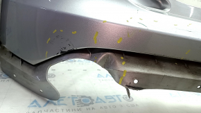 Bare rear bumper for a 19-24 Ford Edge, gray, for parking sensors, dented, scratches