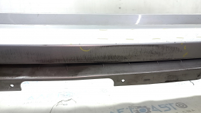 Bare rear bumper for a 19-24 Ford Edge, gray, for parking sensors, dented, scratches