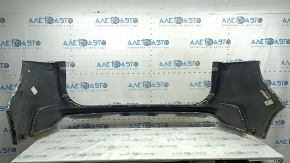 Bare rear bumper for a 19-24 Ford Edge, gray, for parking sensors, dented, scratches