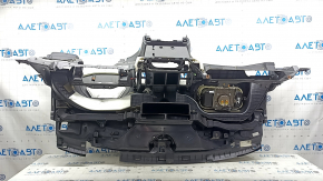 Front dashboard with Airbag for Ford Edge 19-24, black, start-stop, needs dry cleaning, broken mount, rusty squib, no bracket