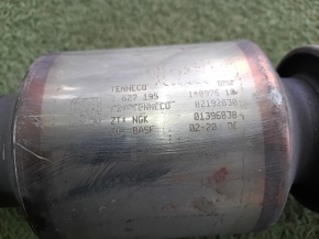 Exhaust pipe middle part BMW X1 F48 16-22 B46 AWD with catalytic converter and valve