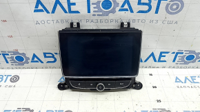 The chrome on the Buick Encore 18-21 navigation system is swollen.