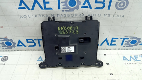 The chrome on the Buick Encore 18-21 navigation system is swollen.