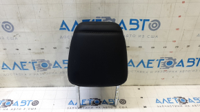 Mazda CX-30 2020-23 front left headrest, black cloth, gray stitching