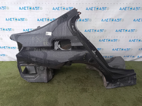 Quarter wing rear right BMW 3 F30 12-18 on the body, black, dented, bumps, dents