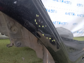 Quarter wing rear right BMW 3 F30 12-18 on the body, black, dented, bumps, dents