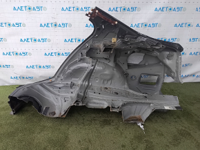 Quarter wing rear right BMW 3 F30 12-18 on the body, black, dented, bumps, dents