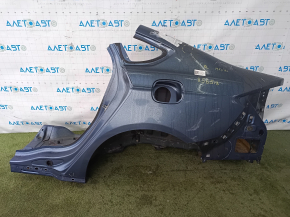 Quarter wing rear left Ford Fusion mk5 13-20 on the body, blue, rusty, dent, bump