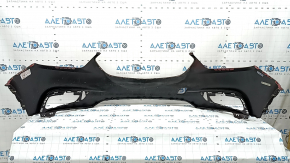 Bare front bumper for a 17-22 Buick Encore without parking sensors and fog lights, red, non-standard holes, crack in the mount
