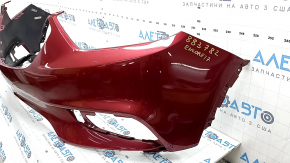 Bare front bumper for a 17-22 Buick Encore without parking sensors and fog lights, red, non-standard holes, crack in the mount