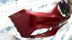Bare front bumper for a 17-22 Buick Encore without parking sensors and fog lights, red, non-standard holes, crack in the mount