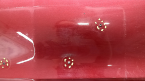 Bare front bumper for a 17-22 Buick Encore without parking sensors and fog lights, red, non-standard holes, crack in the mount