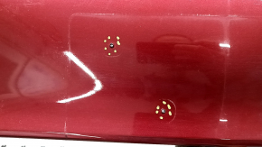 Bare front bumper for a 17-22 Buick Encore without parking sensors and fog lights, red, non-standard holes, crack in the mount
