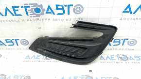 Right front bumper grille for a 17-22 Buick Encore without fog lights, structure, crack in mounting