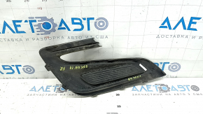 Right front bumper grille for a 17-22 Buick Encore without fog lights, structure, crack in mounting