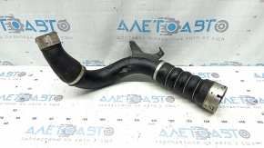 The right intercooler pipe for a BMW X1 F48 20-22 B46 has a broken mount.