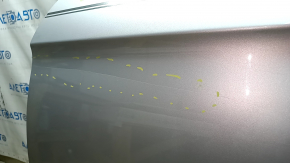 Bare rear left door, Ford Edge 15-24 silver UX, dent, scratches