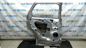 Bare rear left door, Ford Edge 15-24 silver UX, dent, scratches