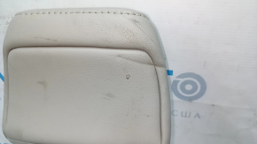 Rear right headrest for Ford Edge 15-24, gray leather, dented, needs cleaning