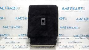 Right rear seat backrest, 2nd row, Ford Edge 15-24, gray leather with perforation, heated, scratched, dented