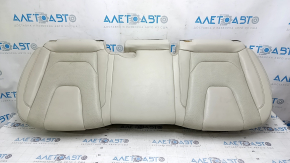 Ford Edge 15-24 rear seat cushion, gray leather with perforation, heated, electric, cleanable