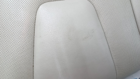 Ford Edge 15-24 rear seat cushion, gray leather with perforation, heated, electric, cleanable