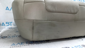 Ford Edge 15-24 rear seat cushion, gray leather with perforation, heated, electric, cleanable