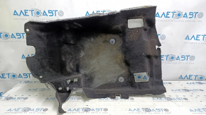 Front left floor covering for Ford Edge 19-24, black, dry clean, tear