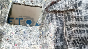 Front left floor covering for Ford Edge 19-24, black, dry clean, tear
