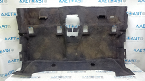 Rear floor covering for Ford Edge 19-24, black, dry-cleanable
