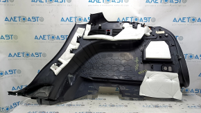 Left arch trim for Ford Edge 15-24, black, scratches, broken mount