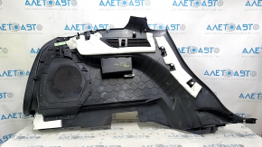 Right arch trim for Ford Edge 15-24, black, with subwoofer, scratches, cracks